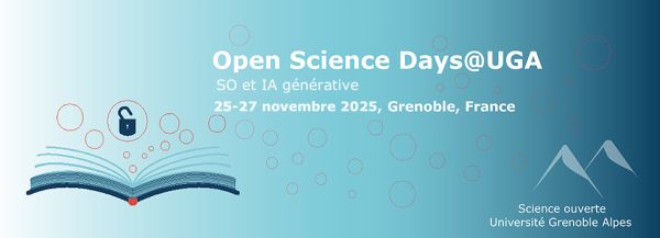 Journées de la science ouverte à l'UGA 2025 : IA et science ouverte